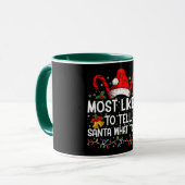 Am ehesten kann man dem Weihnachtsmann sagen, was  Tasse (Vorderseite Links)