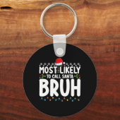 Am ehesten kann man Santa Bruh Weihnachtsmatte nen Schlüsselanhänger (Vorderseite)