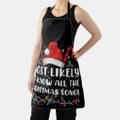 Am ehesten kennen Sie alle Weihnachtslieder Schürze (InSitu)