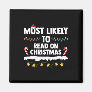 Am ehesten lesen Sie über Weihnachten Familienmatc Magnet