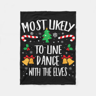 Am ehesten mit den Elfen Line Dance machen passend Fleecedecke