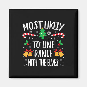 Am ehesten mit den Elfen passend Line Dance Magnet