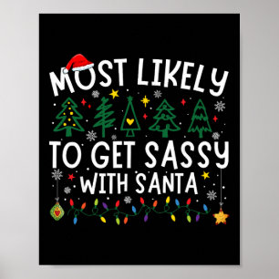 Am ehesten mit Santa Sy bekommen passendes Christm Poster