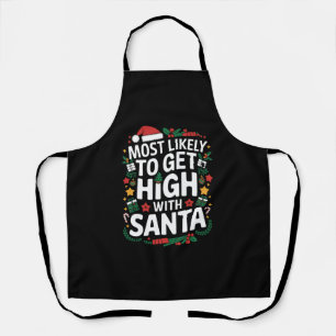 Am ehesten mit Santa Weihnachten feiern Schürze