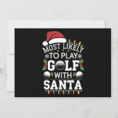 Am ehesten mit Weihnachten Golf spielen (Vorderseite)