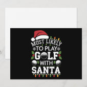 Am ehesten mit Weihnachten Golf spielen (Vorne/Hinten)