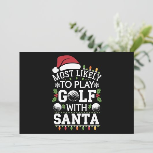 Am ehesten mit Weihnachten Golf spielen (Stehend Vorderseite)