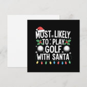 Am ehesten mit Weihnachten Golf spielen (Vorne/Hinten)