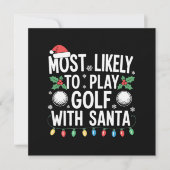 Am ehesten mit Weihnachten Golf spielen (Vorderseite)