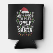 Am ehesten mit Weihnachten Golf spielen Dosenkühler (Vorderseite)