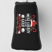Am ehesten mit Weihnachten Golf spielen Golf Headcover (Rotieren 90)