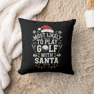 Am ehesten mit Weihnachten Golf spielen Kissen