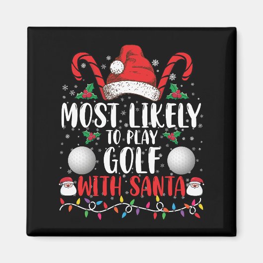 Am ehesten mit Weihnachten Golf spielen Magnet (Vorne)