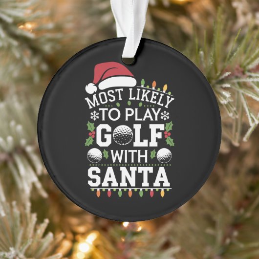 Am ehesten mit Weihnachten Golf spielen Ornament (Baum)