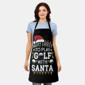 Am ehesten mit Weihnachten Golf spielen Schürze (Getragen)