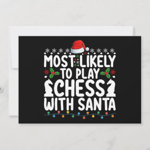 Am ehesten mit Weihnachten Schach spielen Einladung