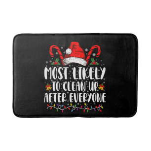 Am ehesten nach Weihnachten aufräumen Badematte