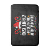 Am ehesten nach Weihnachten aufräumen Badematte (Vorderseite Vertikal)