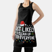 Am ehesten nach Weihnachten aufräumen Schürze (InSitu)