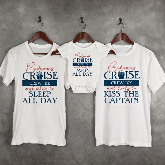 Am ehesten passend zu Custom Cruise 2024 Group T-Shirt