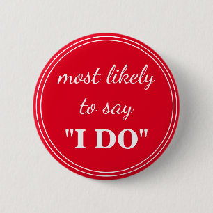 Am ehesten sage "Ich tue" Button