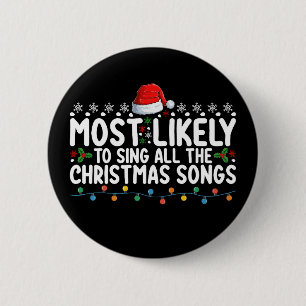 Am ehesten singt alle Weihnachtslieder Button