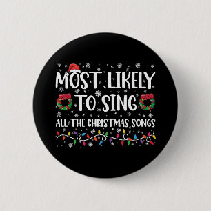 Am ehesten singt die ganze Familie Weihnachtsliede Button