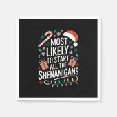 Am ehesten starten alle Shenanigans Familie Serviette (Vorderseite)