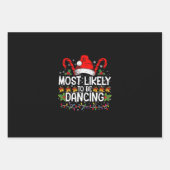 Am ehesten tanzt Matchfamilie Geschenkpapier Set (Vorderseite)