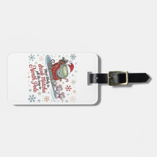 Am ehesten trinkt Matcha die ganze Weihnachtszeit Gepäckanhänger
