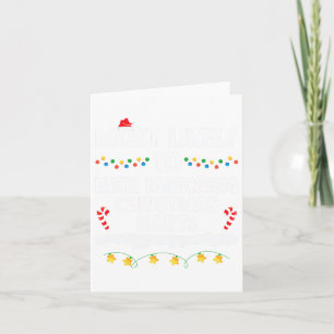 Am ehesten verhasst passende Weihnachtsfamilie Karte