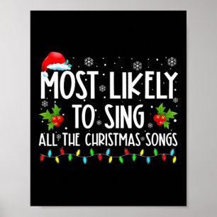 Am ehesten werden alle Weihnachtslieder-Familien s Poster
