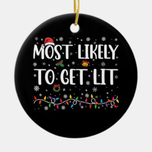 Am ehesten wird das Weihnachtsfest der Familie zum Keramik Ornament