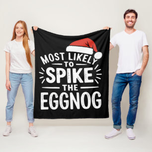 Am ehesten wird der Eierpunsch zum Weihnachtsfest Fleecedecke