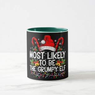 Am ehesten wird der mürrische Elf lustiges Xmas Tasse