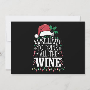 Am ehesten wird die ganze Weihnachtsfamilie den We Feiertagskarte