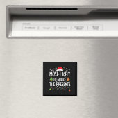 Am ehesten wird die Geschenke schütteln Familien-M Magnet (In Situ (Geschirrspüler))