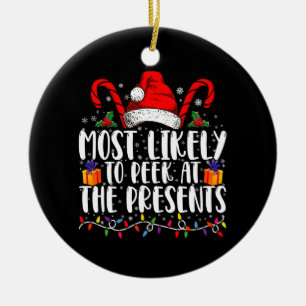 Am ehesten wird man bei den Geschenken der Familie Keramik Ornament