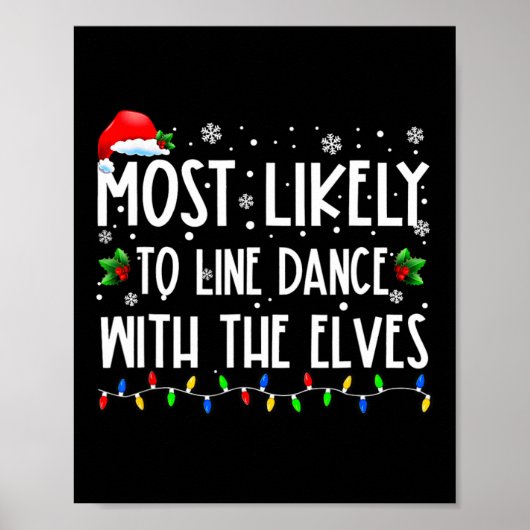 Am ehesten wird man mit Elfen Weihnachten Line Dan Poster (Vorne)