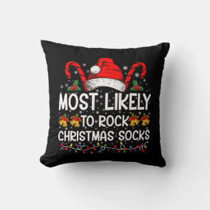 Am ehesten wird Rock Christmas Socken Lustiges Xma Kissen