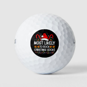 Am ehesten wird Rock Weihnachten Socken Lustiges X Golfball