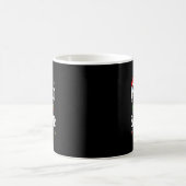 Am ehesten wird Santa's Bier getrunken Weihnachtsg Kaffeetasse (Mittel)