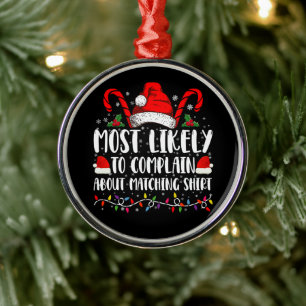 Am ehesten wird sich über das passende Weihnachts- Ornament Aus Metall
