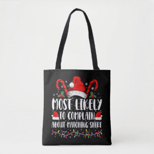 Am ehesten wird sich über das passende Weihnachts- Tasche