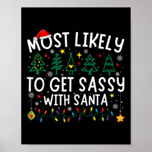 Am ehesten wird Sy mit Santa Christmas Matchin Poster