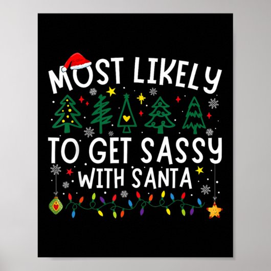 Am ehesten wird Sy mit Santa Christmas Matchin Poster (Vorne)