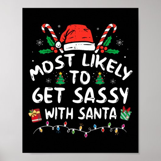 Am ehesten wird Sy mit Santa Christmas Matchin Poster (Vorne)