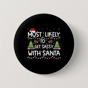 Am ehesten wird Sy mit Santa Merry Christmas F Button