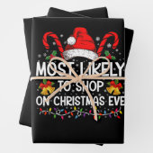 Am ehesten zu Weihnachten kaufen Geschenkpapier Set (Beispiel)