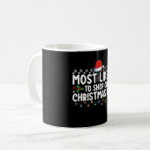 Am ehesten zu Weihnachten Urlaub zu kaufen Kaffeetasse (Vorderseite Links)